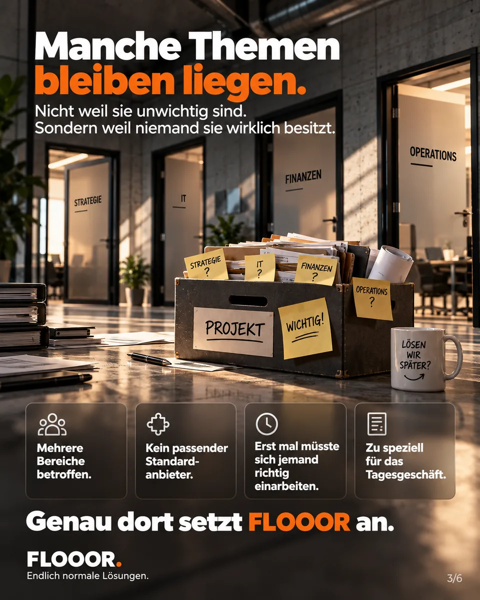 FLOOOR Kampagnenmotiv zu fehlender Verantwortung